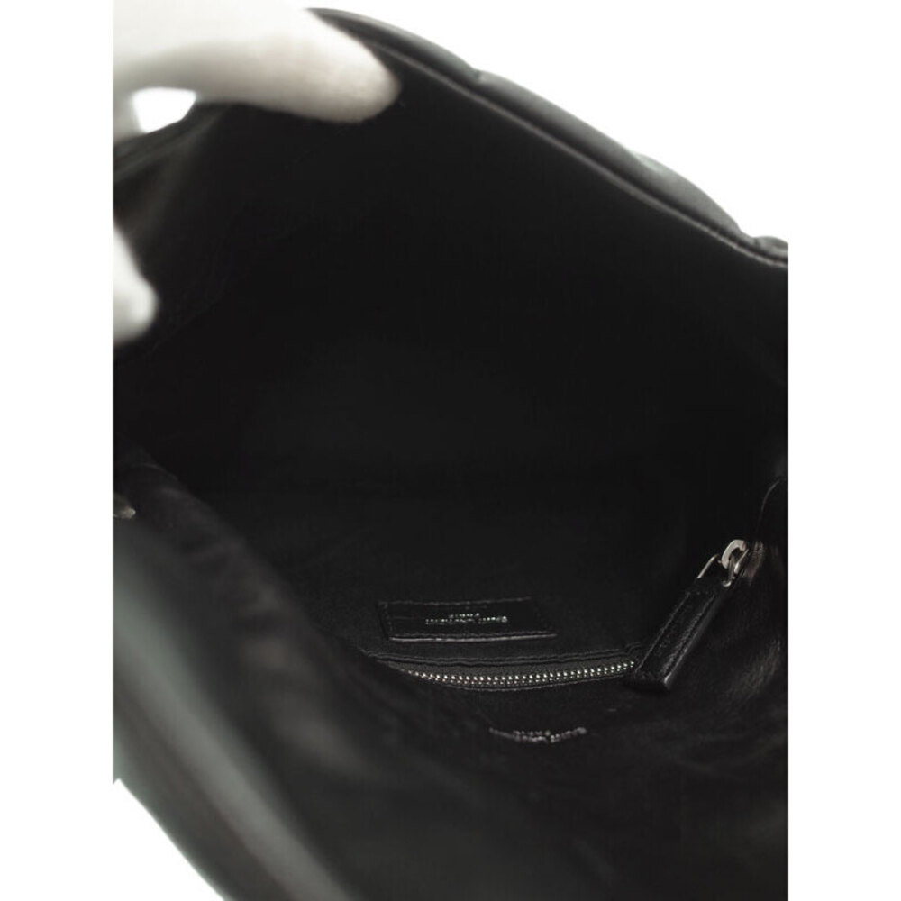 Saint Laurent Loulou Puffer shoulder bag Black soft nappa leather - Picture 3 of 9